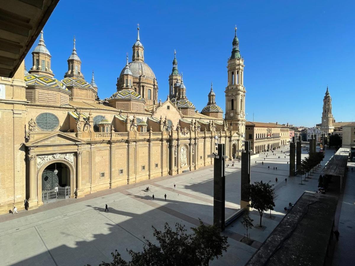 Apartament Az El Balcon A La Basilica II - Vistas Inmejorables A La Basilica Del Pilar! Saragossa Zewnętrze zdjęcie