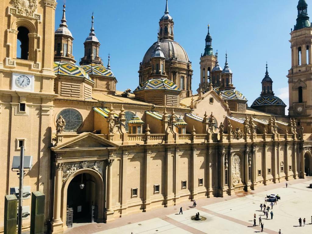 Apartament Az El Balcon A La Basilica II - Vistas Inmejorables A La Basilica Del Pilar! Saragossa Zewnętrze zdjęcie